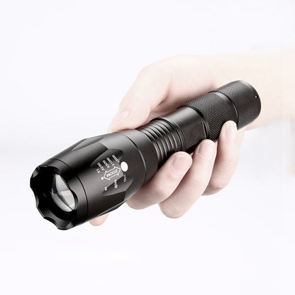 Portable Mini Flashlight LED ZOOM Torch Hunting Zoomable Flashlight Torch Light cj