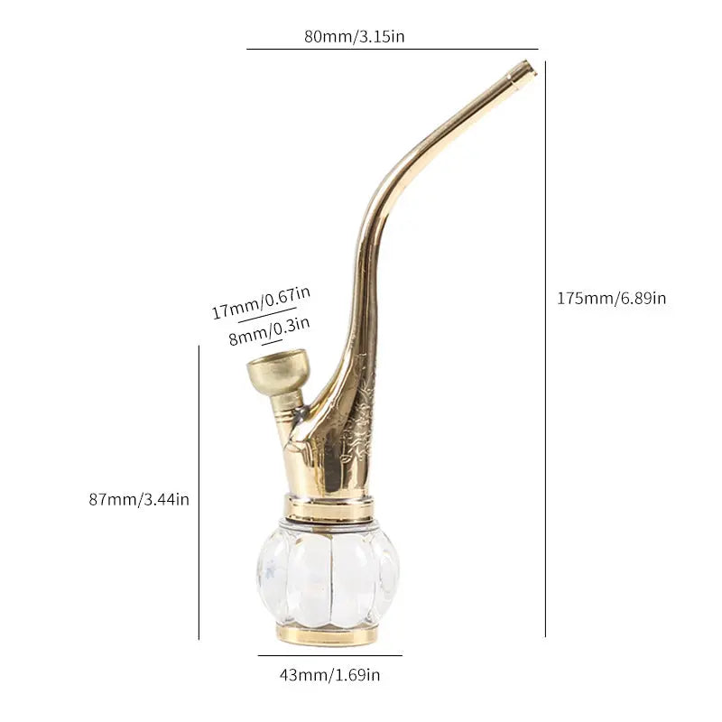 Brass Hookah Water Pipe Water Pipe cj