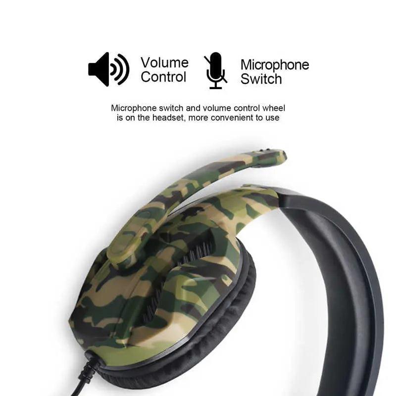 Camouflage gaming headset cj