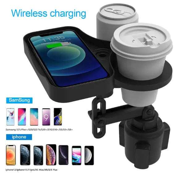 Car Cup Holder Car Cup Holder With Wireless Charging cj