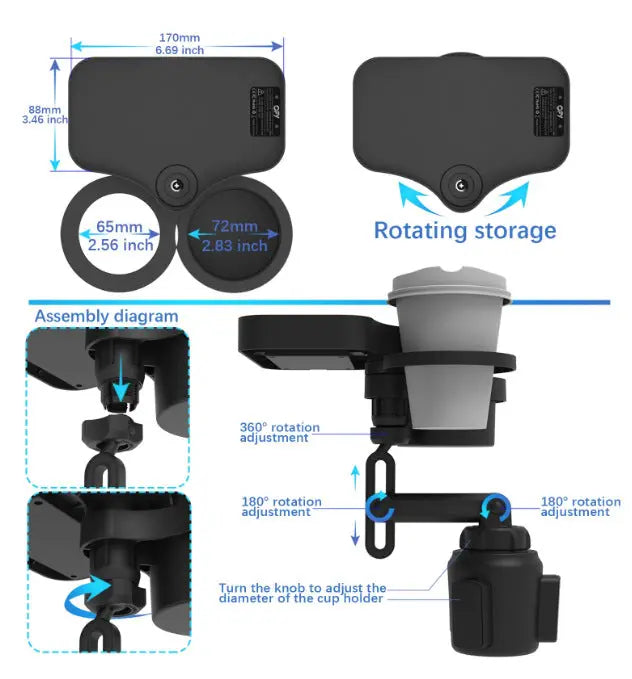 Car Cup Holder Car Cup Holder With Wireless Charging cj