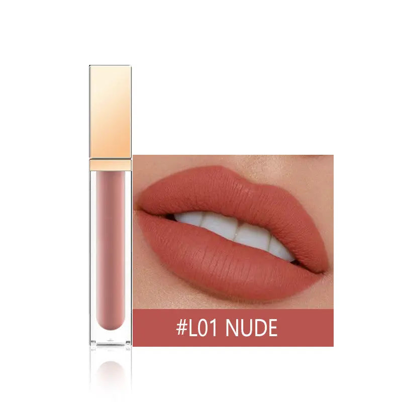 Color Lip Gloss Matte Water Mist Lip Dew No Stain On Cup Long Lasting Lip Lacquer cj