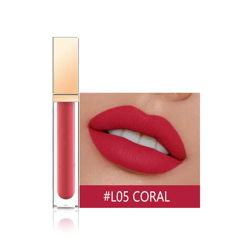 Color Lip Gloss Matte Water Mist Lip Dew No Stain On Cup Long Lasting Lip Lacquer cj