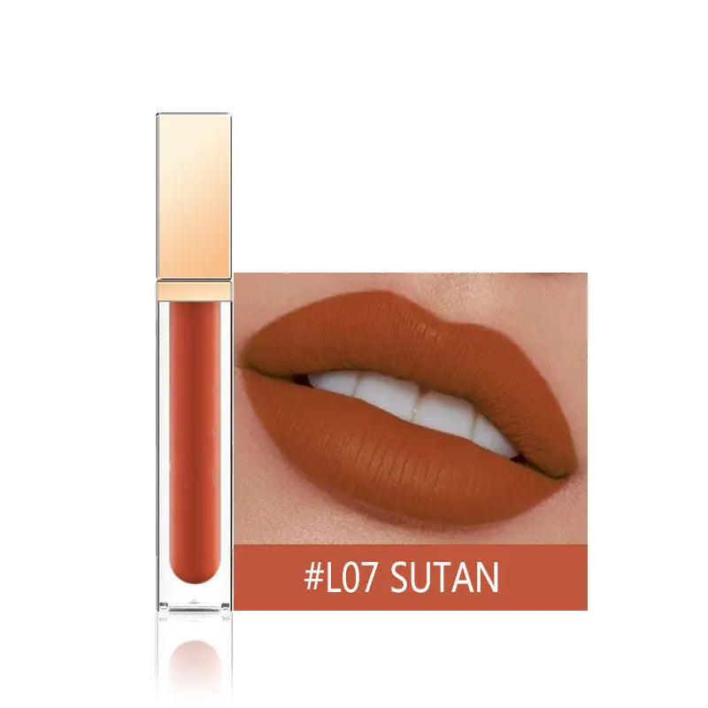 Color Lip Gloss Matte Water Mist Lip Dew No Stain On Cup Long Lasting Lip Lacquer cj