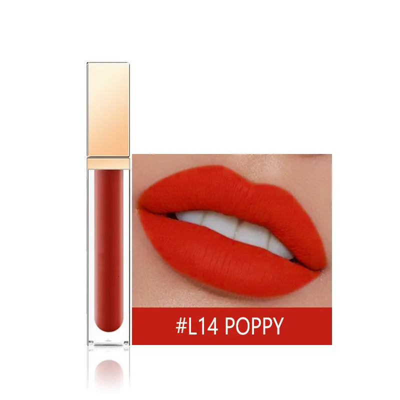 Color Lip Gloss Matte Water Mist Lip Dew No Stain On Cup Long Lasting Lip Lacquer cj