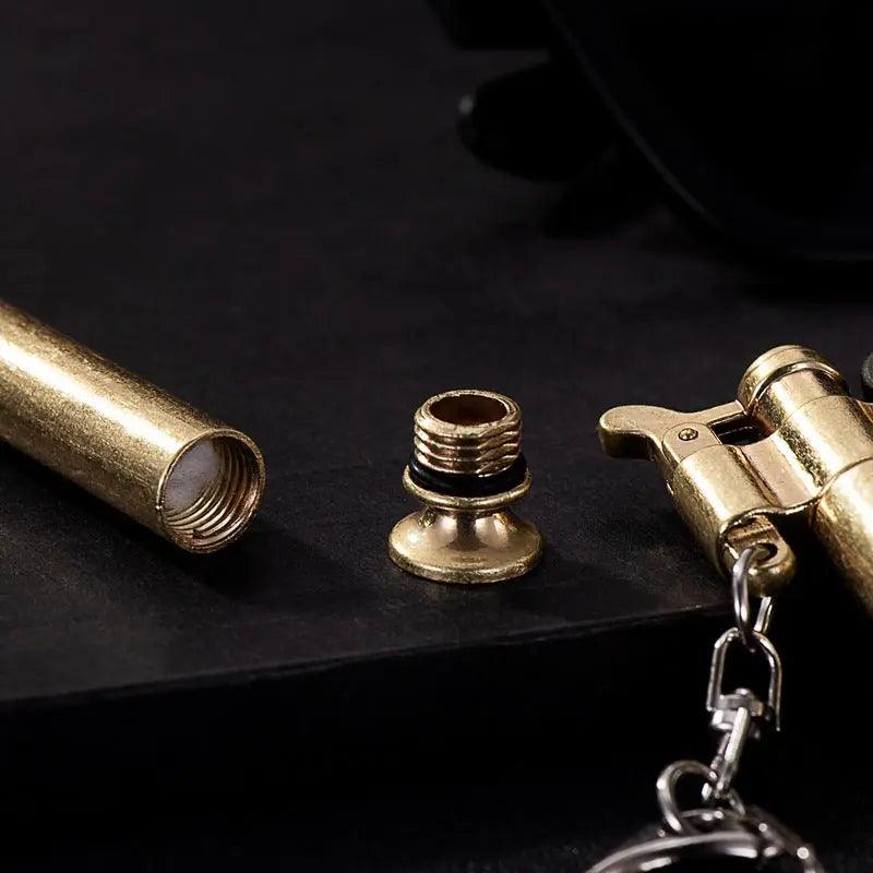 Creative Personalized Pipe Sand Wheel Kerosene Lighter cj