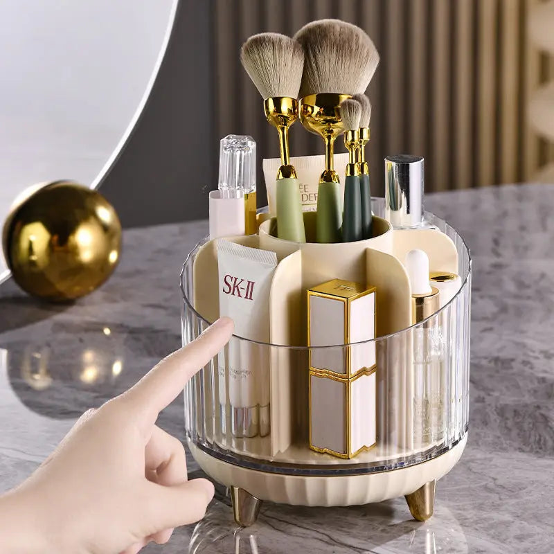 Desktop Rotating Makeup Brush Storage Cartridge cj