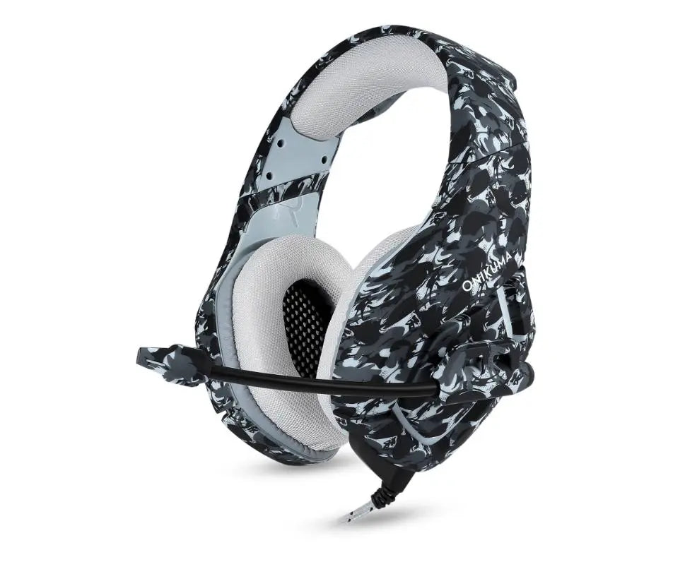 Destruction Camouflage Gaming Headset cj