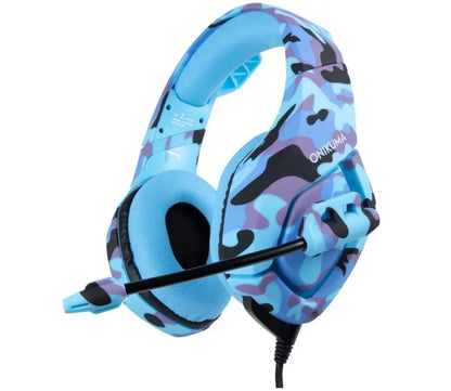 Destruction Camouflage Gaming Headset cj