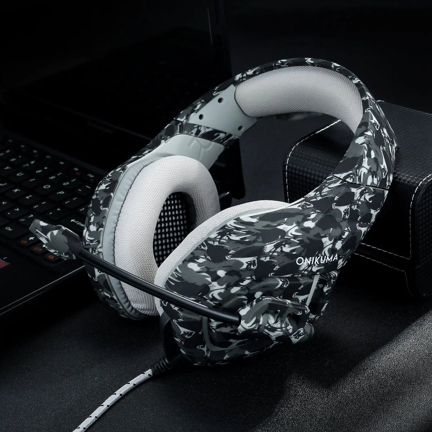 Destruction Camouflage Gaming Headset cj