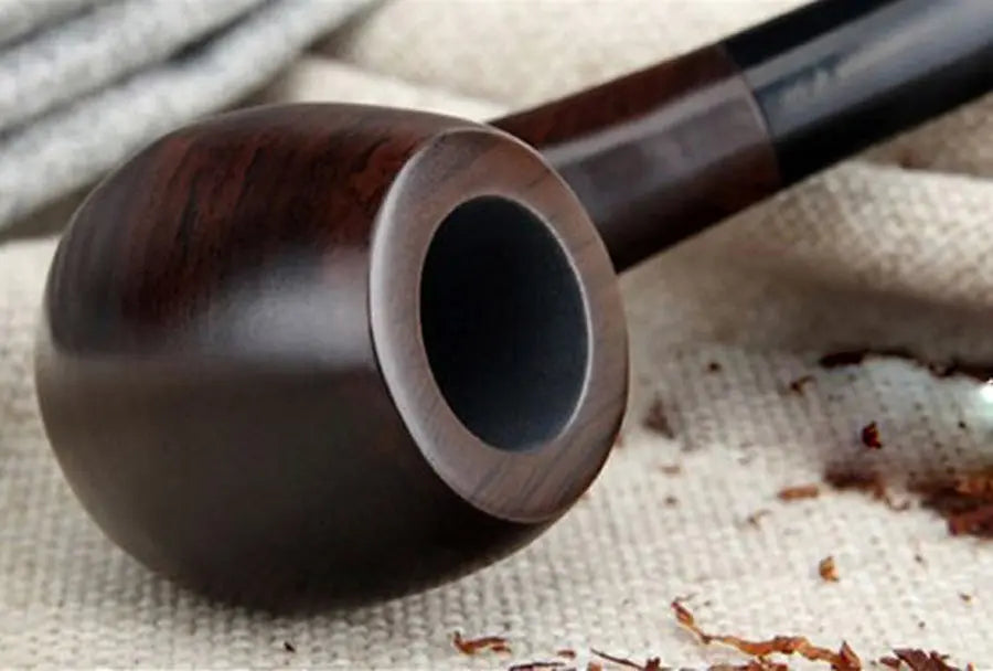 Ebony filter pipe SwV, Ebony Filter Pipe Wooden Smoking Pipe Tobacco Pipe Handcrafted Pipe Filter Smoking Pipe Luxury Smoking Pipe Ebony Wood Pipe Premium Tobacco Pipe Handmade Smoking Pipe Elegant Smoking Accessory