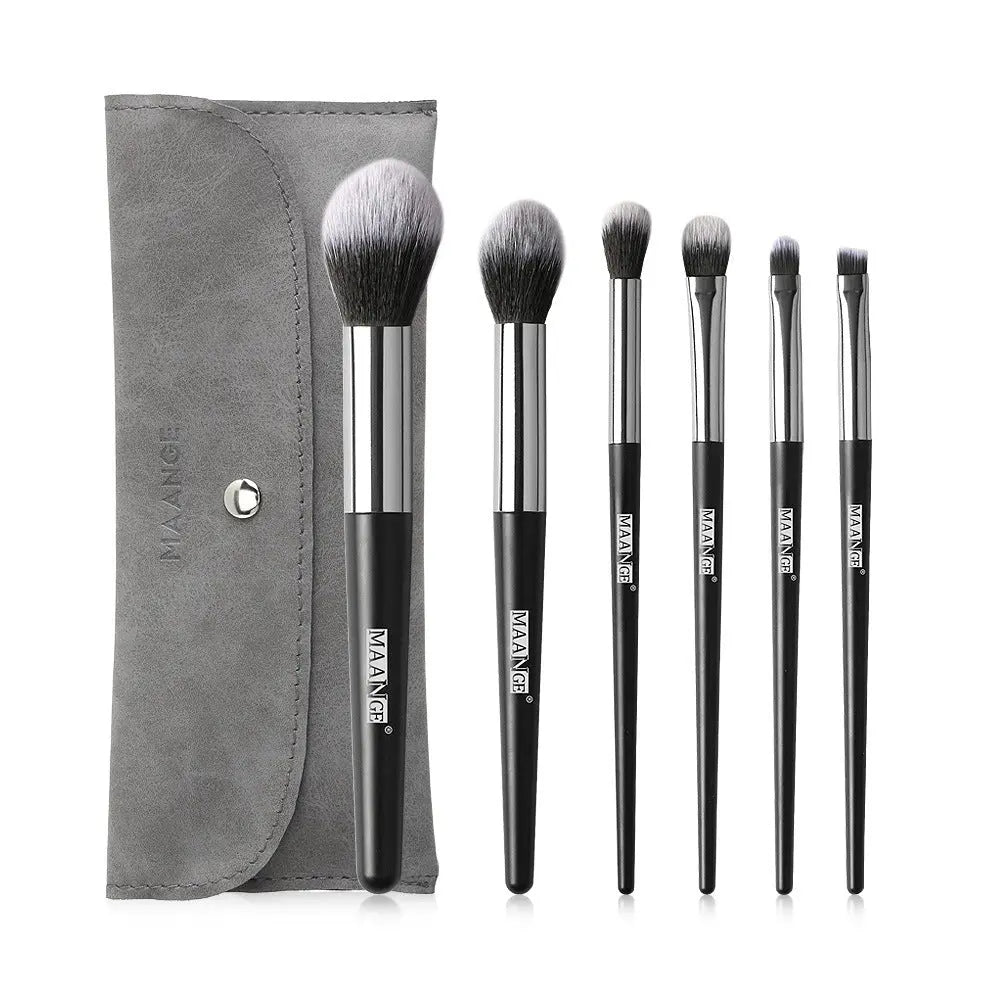 Fashion 6 Makeup Tools Female Trimming Blush Eyeshadow Brushes cj