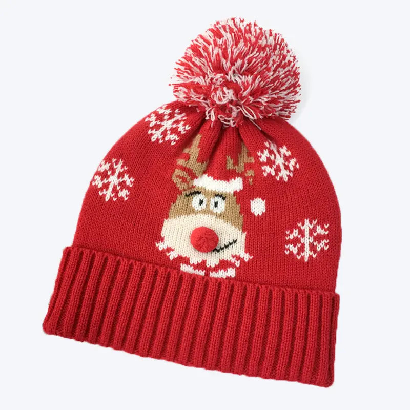 Fawn Hood, Woolen Hat, Warm Knitted Hat cj