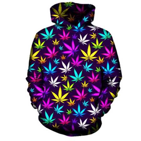 Flower and Bird 3D printed hoodie cj