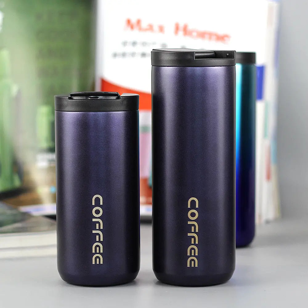 Gradient Color Direct Drinking Coffee Cup cj