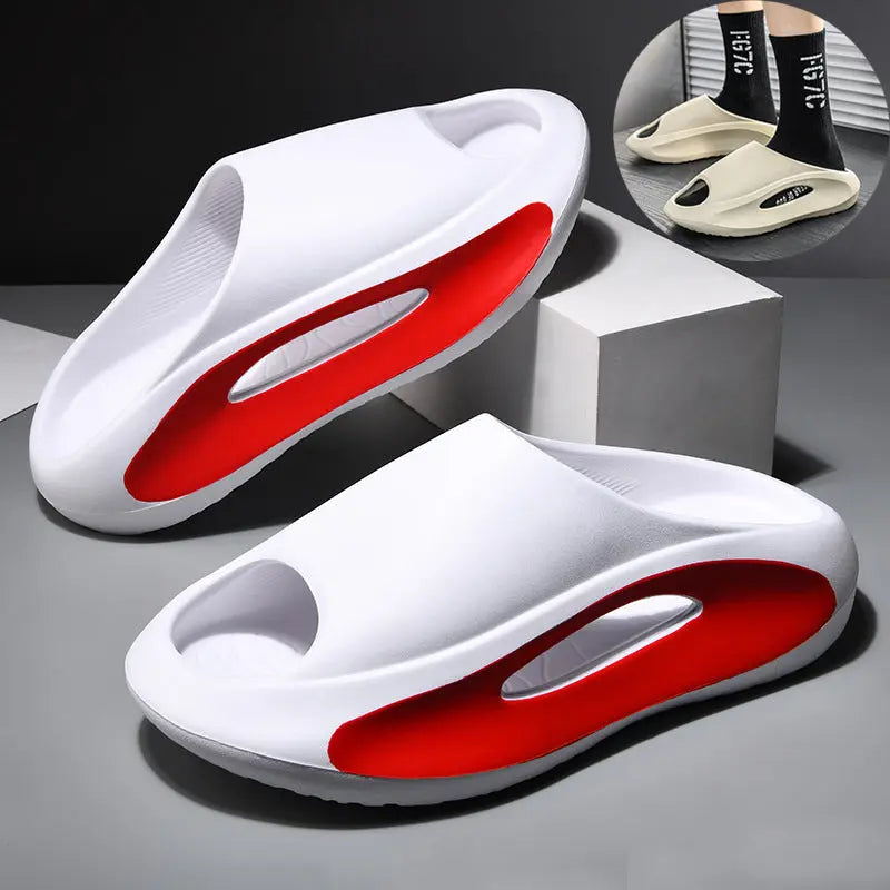 Ins Slippers Women Men Peep Toe Slipper Summer Hollow Unisex Sports Beach Shoes cj