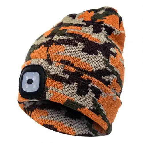 LED Knit Hat Button Cell Type Knitted Hat With Light Glowing Shop with Vanny