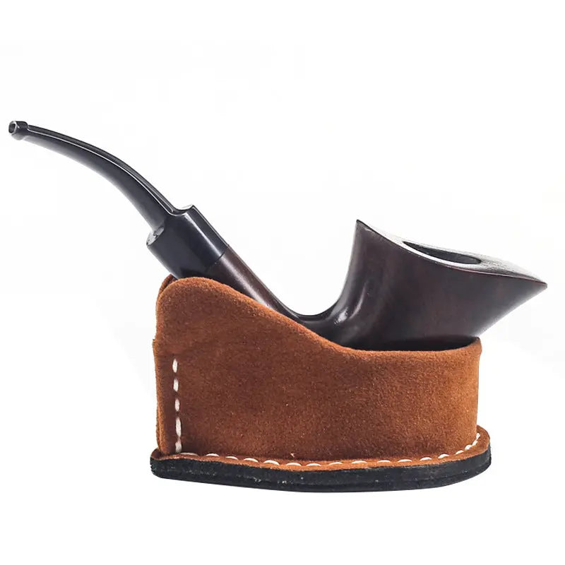 Leather Pipe Holder Portable Heather Root Pipe Tool Accessories cj