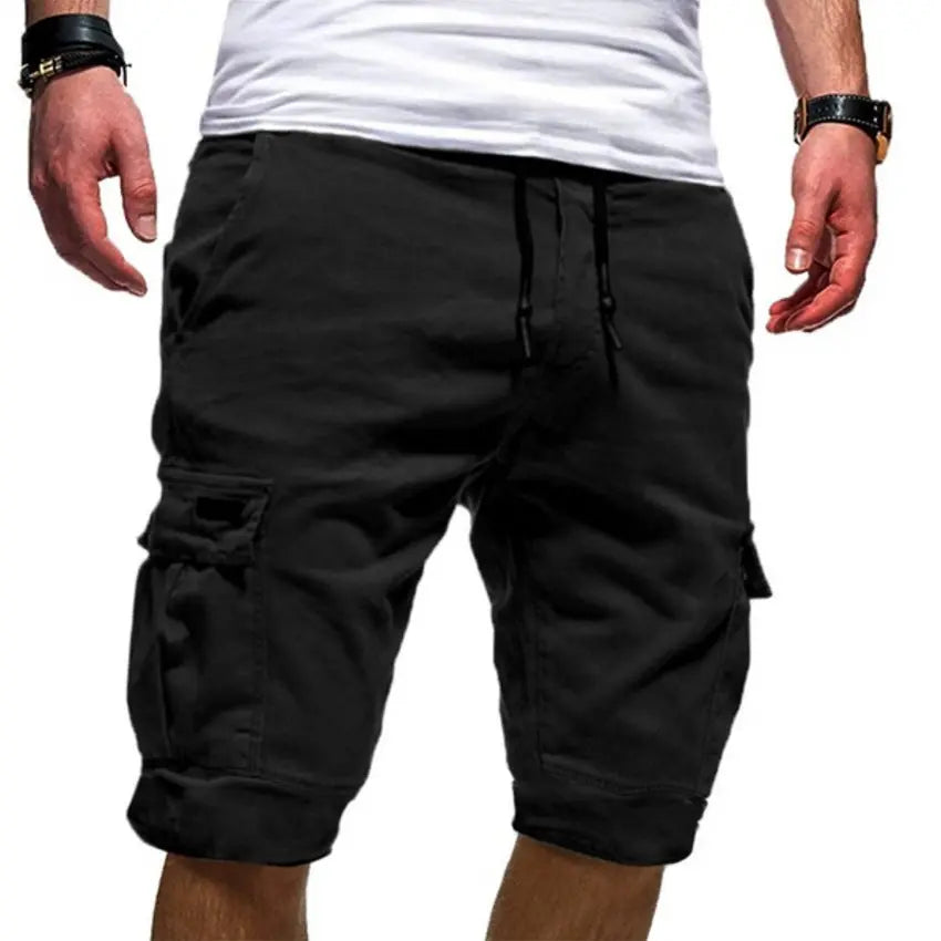 Men Casual Jogger Sports Cargo Shorts Military Combat Workout Gym Trousers Summer Mens Clothing cj