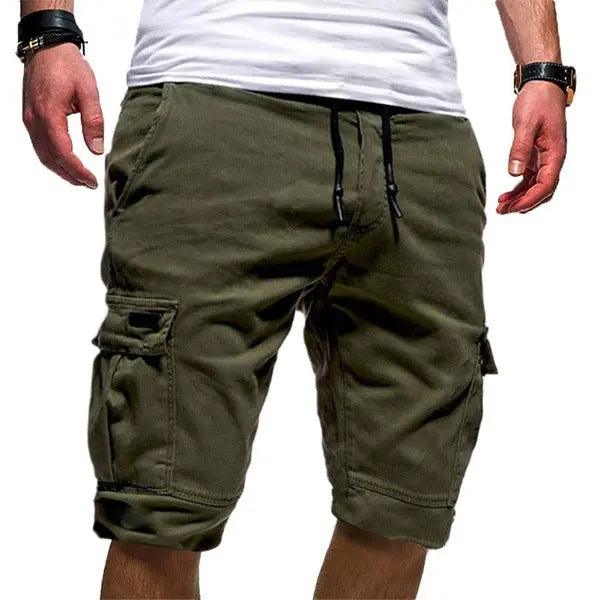 Men Casual Jogger Sports Cargo Shorts Military Combat Workout Gym Trousers Summer Mens Clothing cj