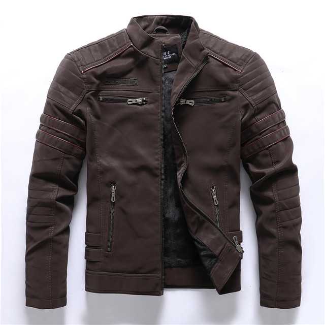 Men Leather Jacket cj