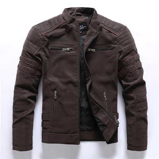 Men Leather Jacket cj