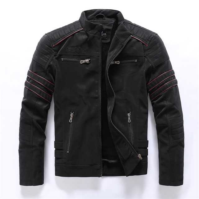 Men Leather Jacket cj