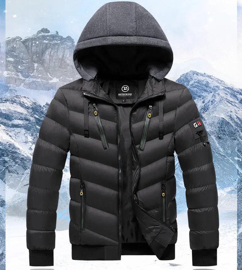 Men's Cotton Winter Hooded Jacket cj