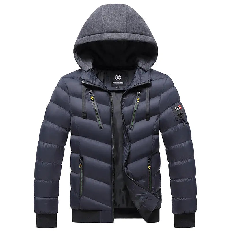 Men's Cotton Winter Hooded Jacket cj