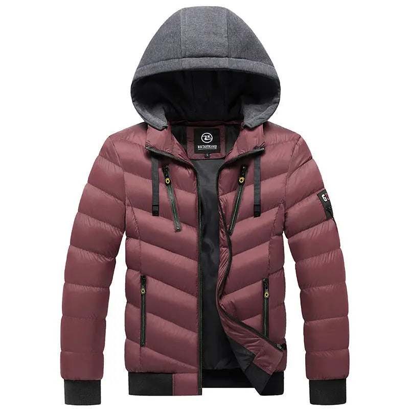 Men's Cotton Winter Hooded Jacket cj