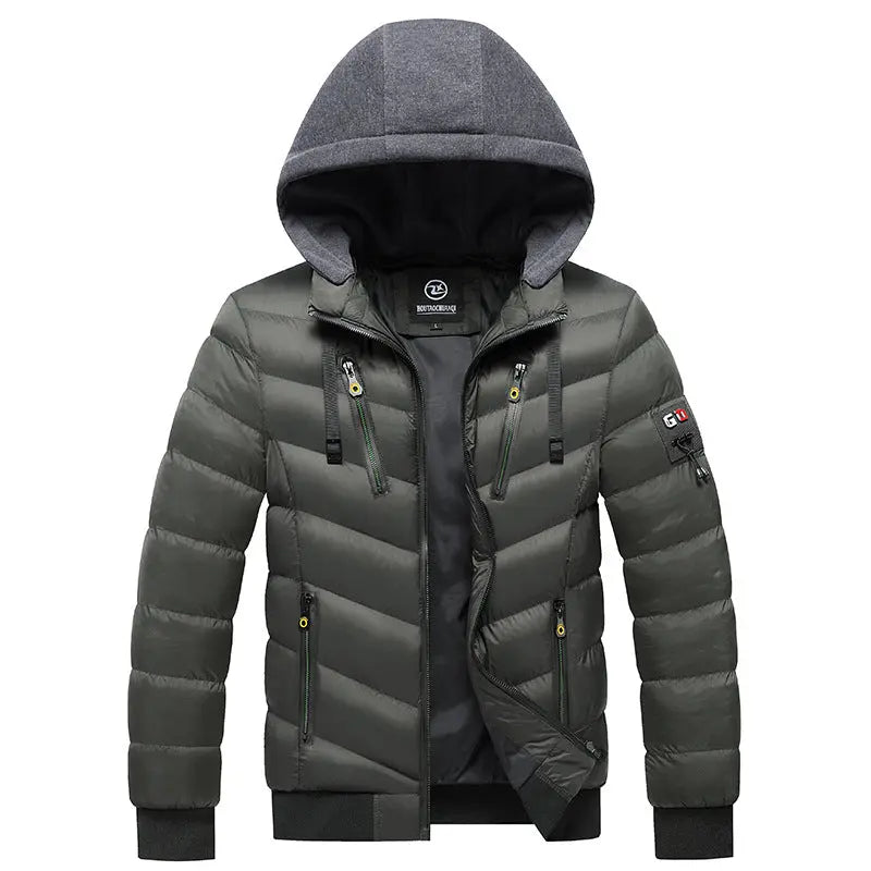 Men's Cotton Winter Hooded Jacket cj