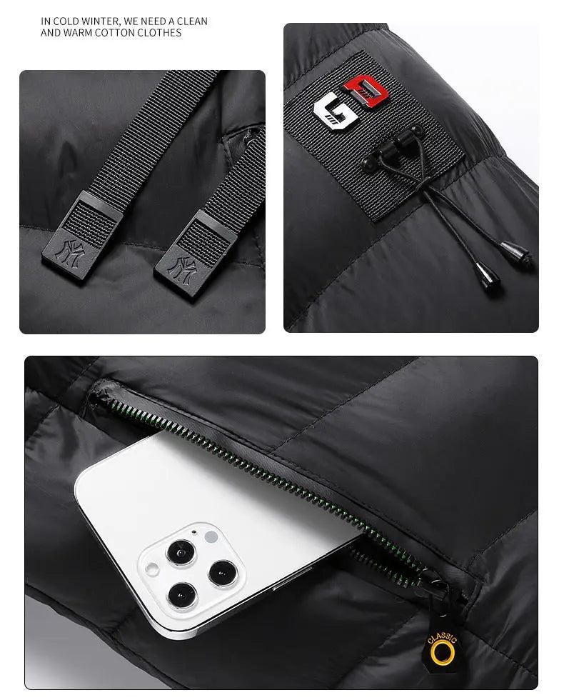 Men's Cotton Winter Hooded Jacket cj