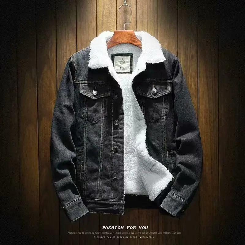 Men's winter denim cotton jacket cj