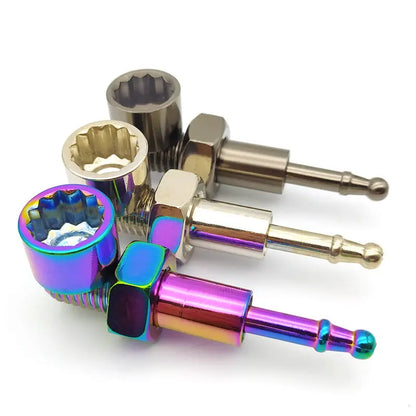 Metal Pipe Small Screw Zinc Alloy Detachable Creative Portable Free Assembling Pipe cj