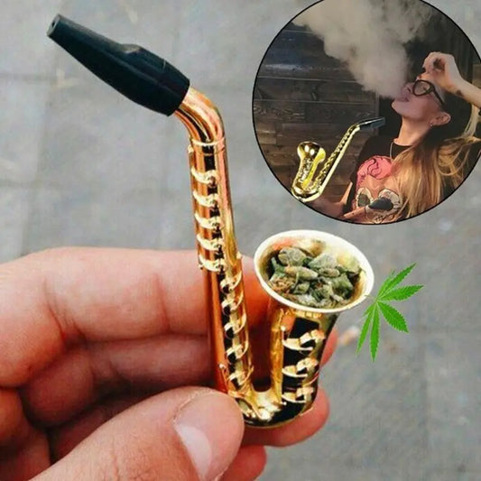 Metal small saxophone pipe cj