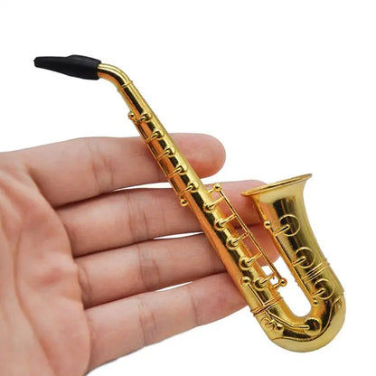 Metal small saxophone pipe cj