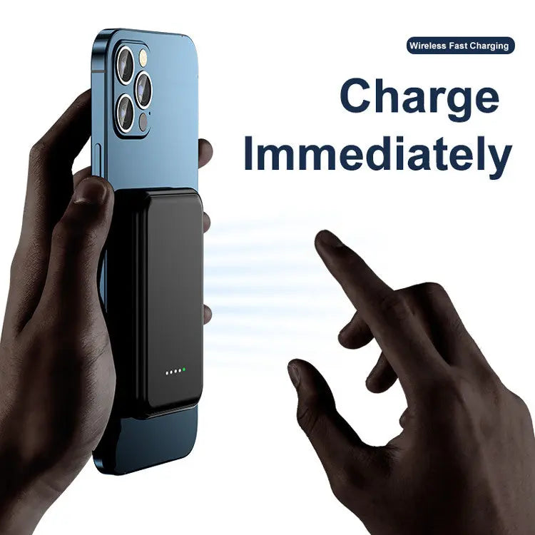 Mini Magnetic Power Bank 5000mAh Wireless cj