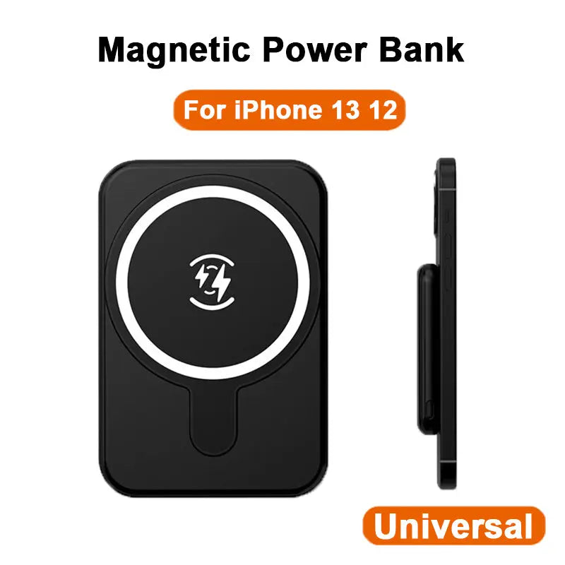 Mini Magnetic Power Bank 5000mAh Wireless cj