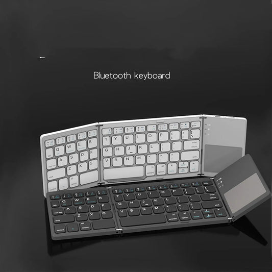 Mini Tri-fold Bluetooth Keyboard For Mobile Phone Computer Portable Wireless Thin Touch Universal Shop with Vanny