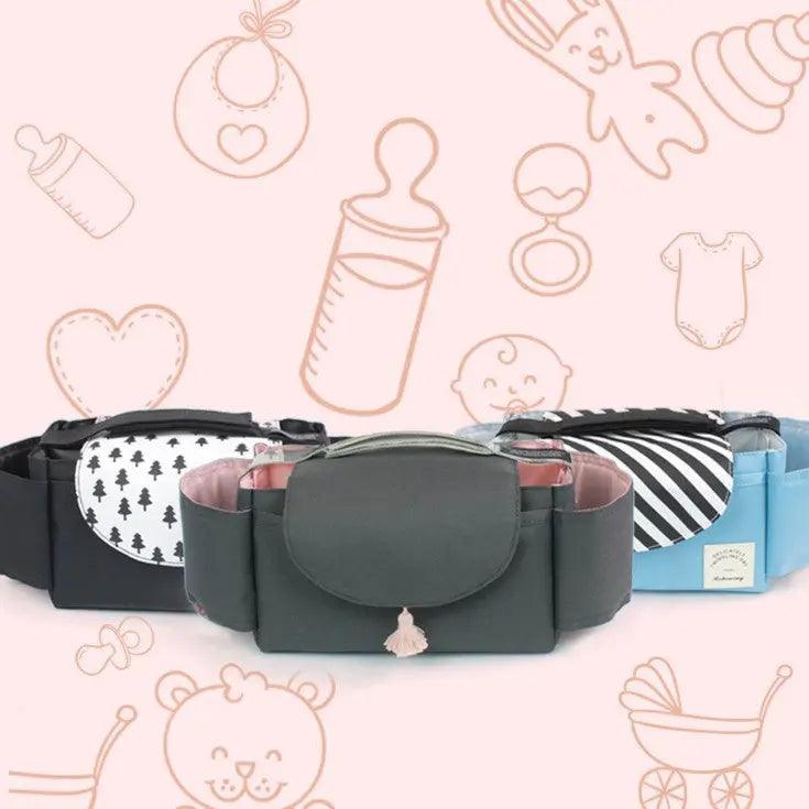 Multifunction Baby Stroller Bag Organizer Maternity Nappy Bag Stroller Accessories Cup wheelchair bag cj