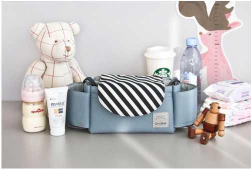 Multifunction Baby Stroller Bag Organizer Maternity Nappy Bag Stroller Accessories Cup wheelchair bag cj
