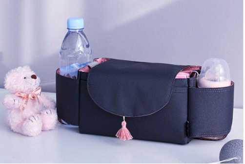 Multifunction Baby Stroller Bag Organizer Maternity Nappy Bag Stroller Accessories Cup wheelchair bag cj