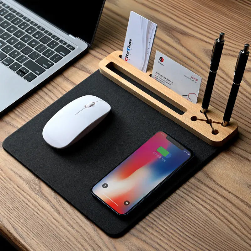 Multifunctional Creative Wireless Charging Mouse Pad With Usb Charger cj