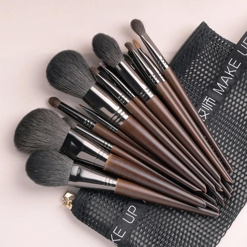 Natural Makeup Brushes Set Eyeshadow Make Up Brush Goat cj