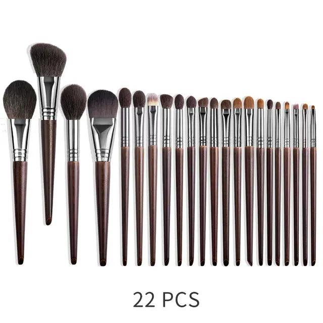 Natural Makeup Brushes Set Eyeshadow Make Up Brush Goat cj
