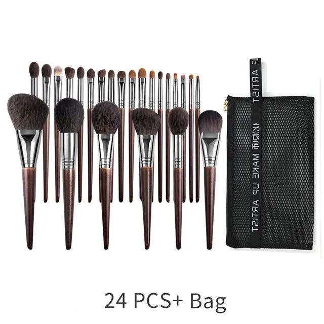 Natural Makeup Brushes Set Eyeshadow Make Up Brush Goat cj