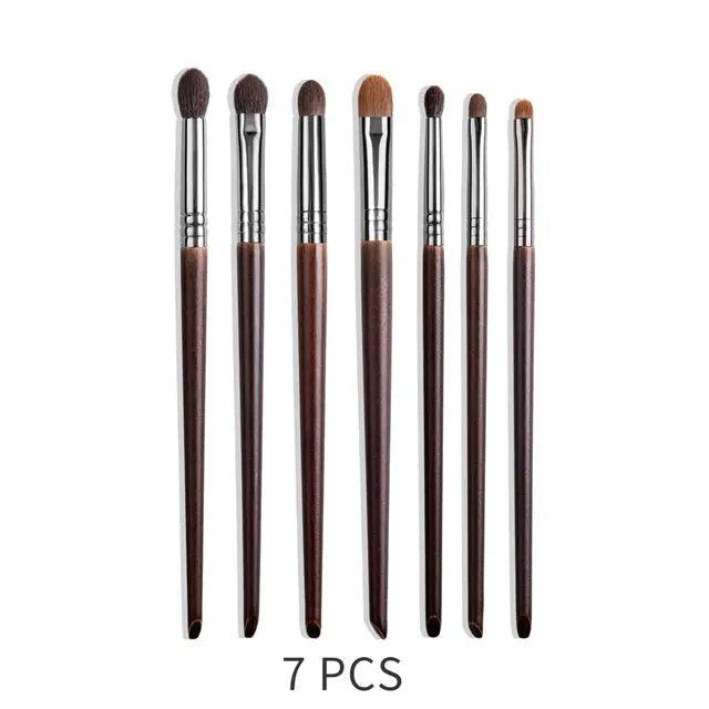 Natural Makeup Brushes Set Eyeshadow Make Up Brush Goat cj