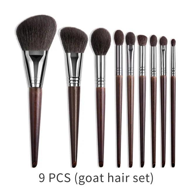 Natural Makeup Brushes Set Eyeshadow Make Up Brush Goat cj