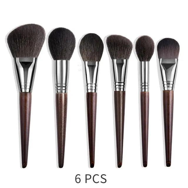 Natural Makeup Brushes Set Eyeshadow Make Up Brush Goat cj