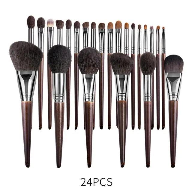 Natural Makeup Brushes Set Eyeshadow Make Up Brush Goat cj